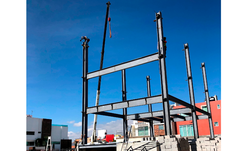 Estructura metálica para oficinas - Comercial en Pachuca, Hidalgo